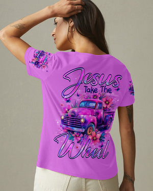 Jesus Take The Wheel Women's All Over Print Shirt - Typq1103263