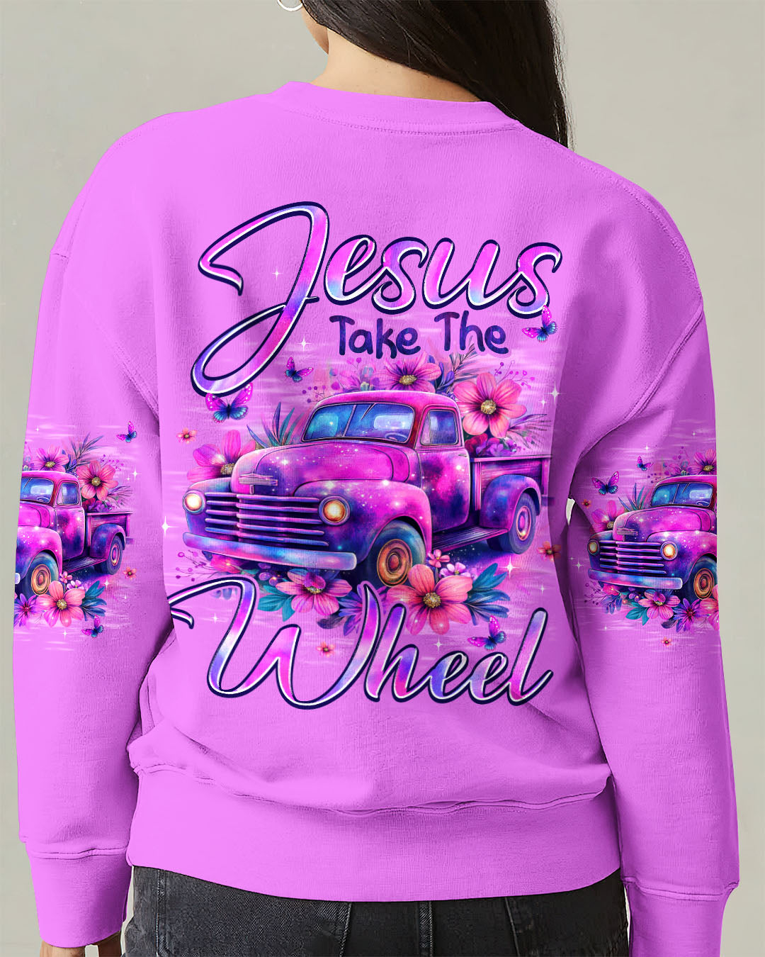 Jesus Take The Wheel Women's All Over Print Shirt - Typq1103263