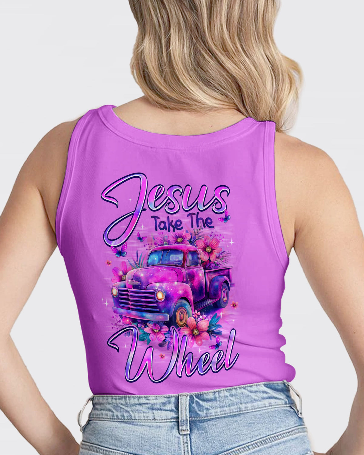 Jesus Take The Wheel Women's All Over Print Shirt - Typq1103263