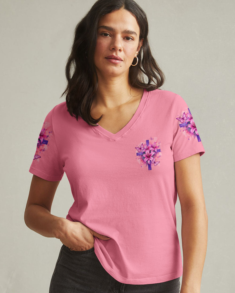 Lord Stood With Me Women's All Over Print Shirt - Typq1110253