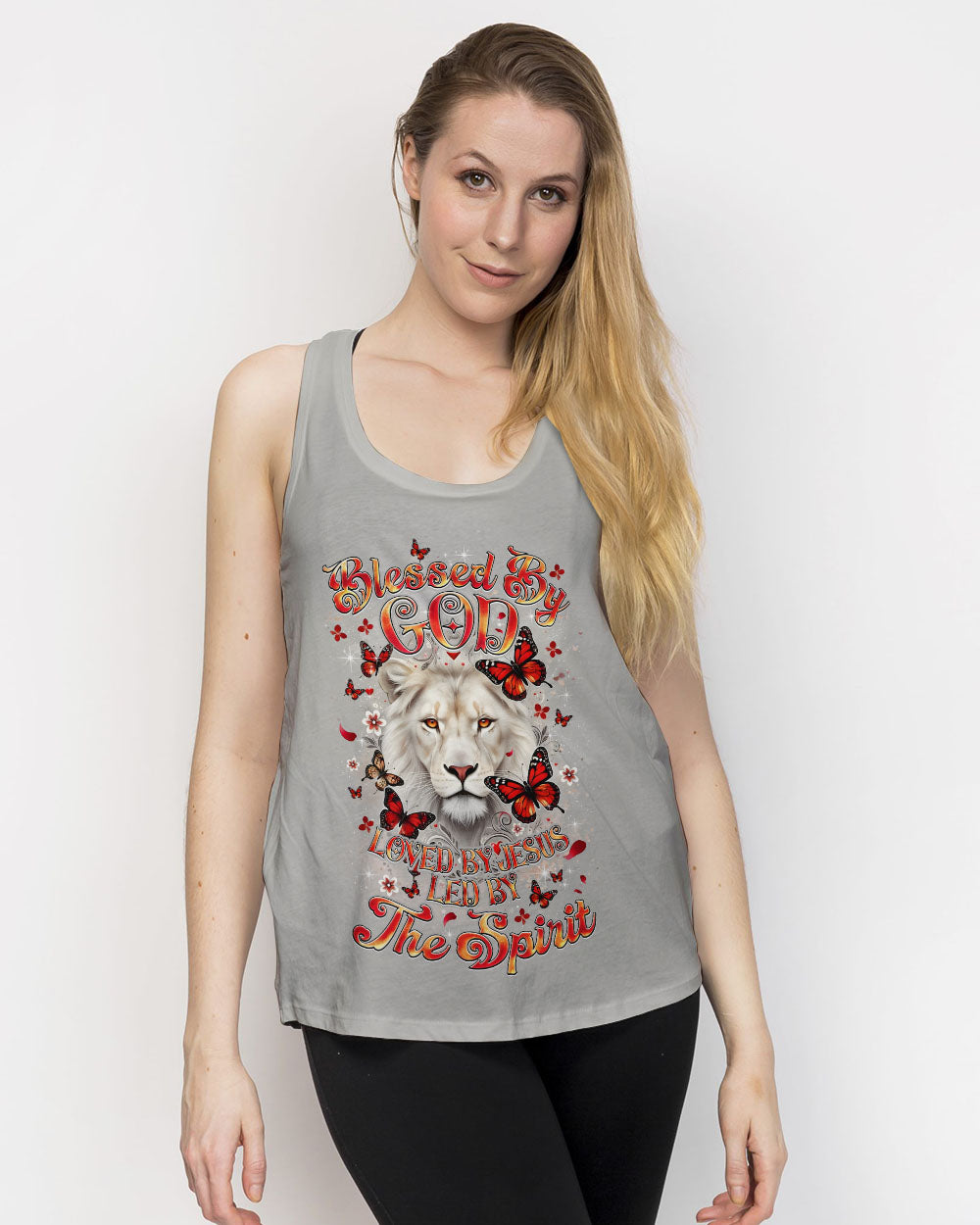 Blessed By God Lion Women's All Over Print Shirt - Tyqy1901261