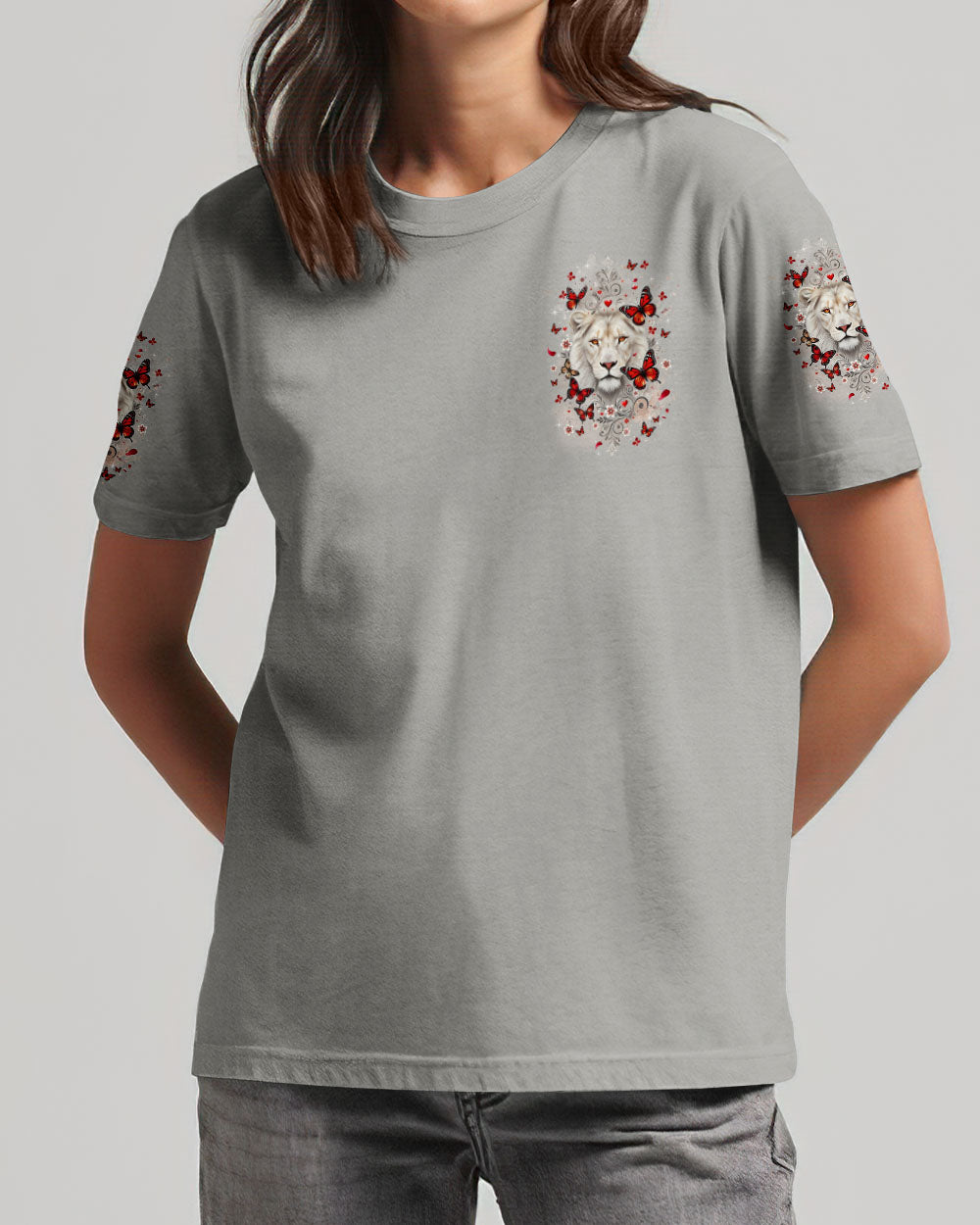 Blessed By God Lion Women's All Over Print Shirt - Tyqy1901261