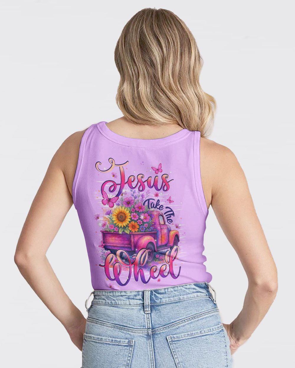 Jesus Take The Wheel Women's All Over Print Shirt - Typq1806253