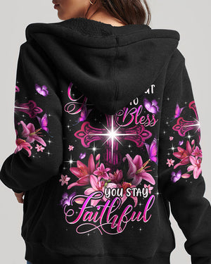 God Is About To Bless You Stay Faithful Women's All Over Print Shirt - Typq1906263