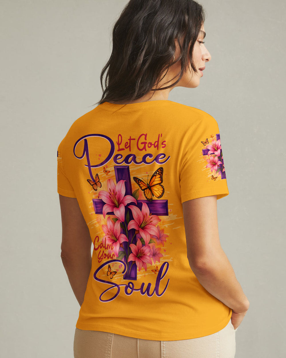 Let God's Peace Calm Your Soul Women's All Over Print Shirt - Typq2010251
