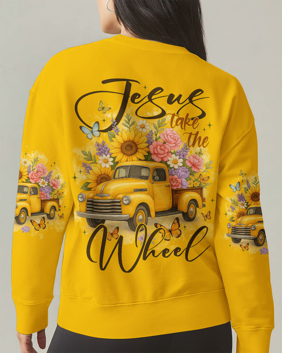 Jesus Take The Wheel Women's All Over Print Shirt - Typq2110251