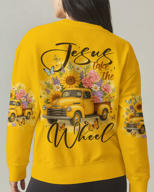 Jesus Take The Wheel Women's All Over Print Shirt - Typq2110251