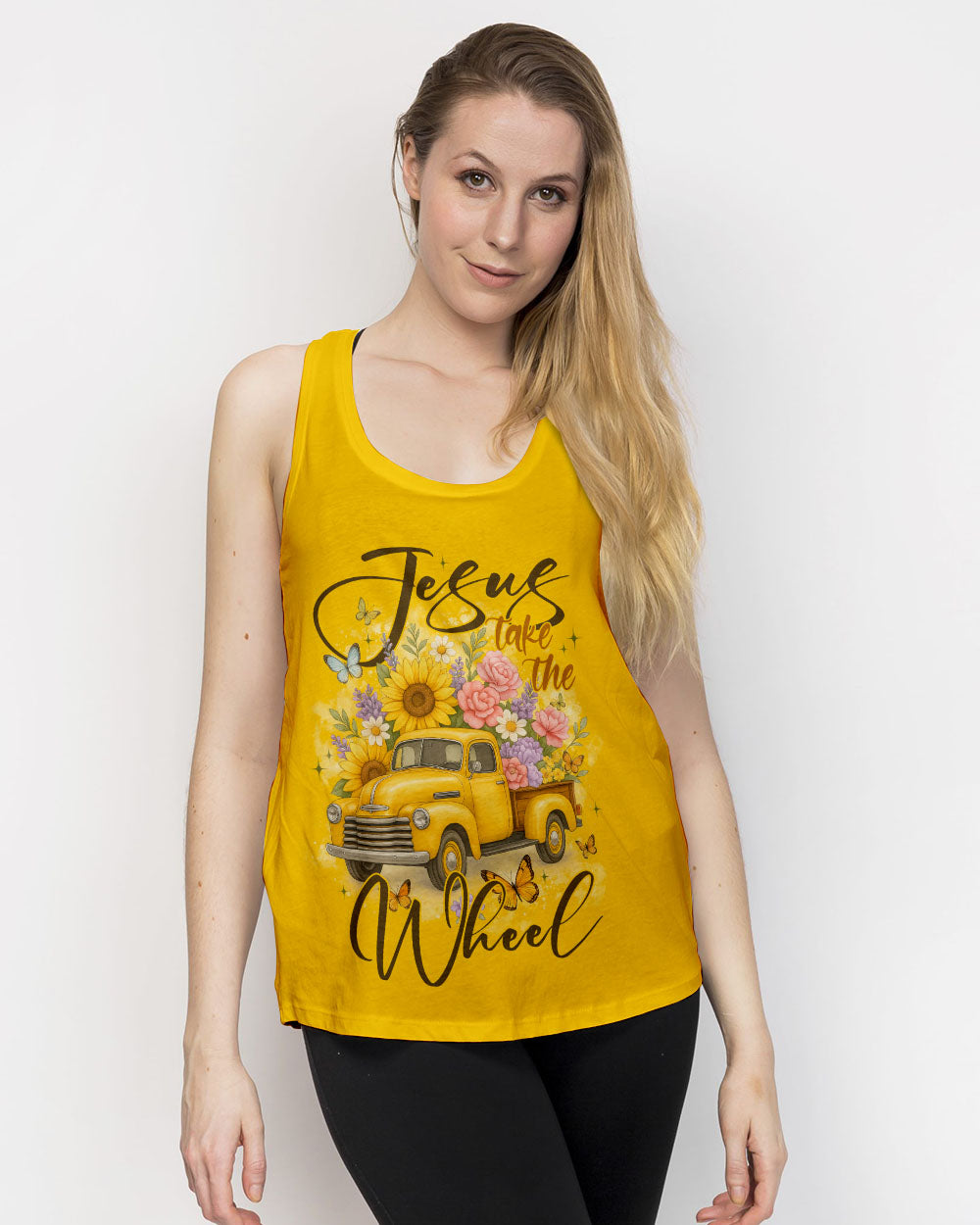 Jesus Take The Wheel Women's All Over Print Shirt - Typq2110251