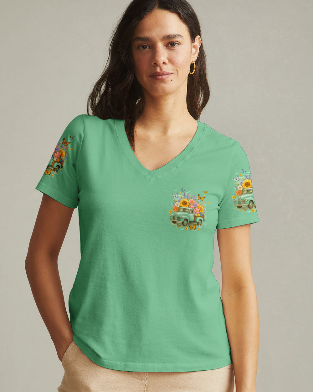 Jesus Take The Wheel Women's All Over Print Shirt - Typq2310252