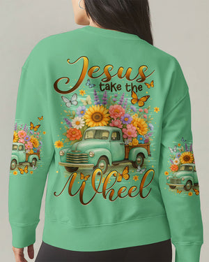 Jesus Take The Wheel Women's All Over Print Shirt - Typq2310252