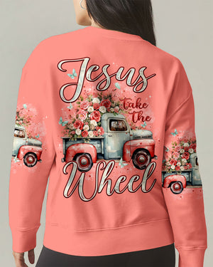 Jesus Take The Wheel Women's All Over Print Shirt - Typq2612251