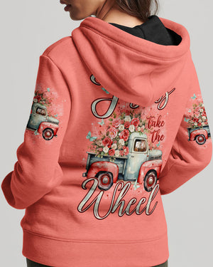 Jesus Take The Wheel Women's All Over Print Shirt - Typq2612251