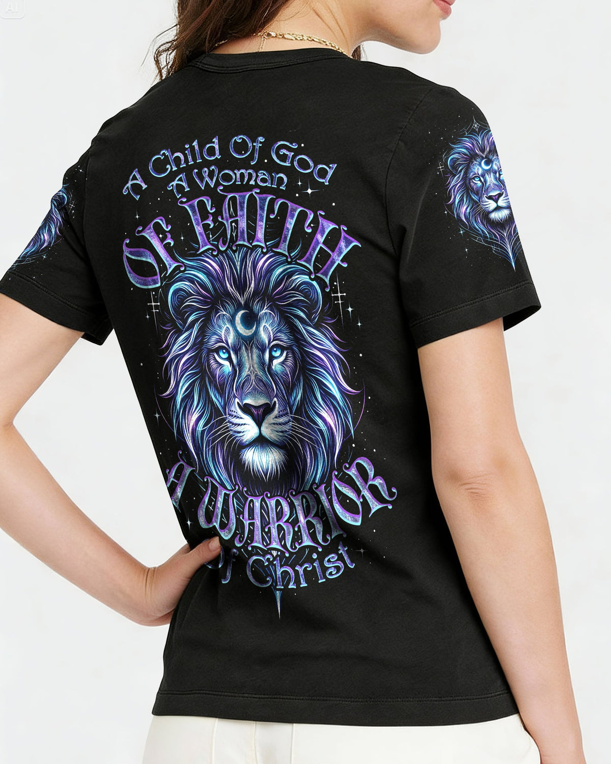 A Warrior Of Christ Lion Women's All Over Print Shirt - Typq2702261