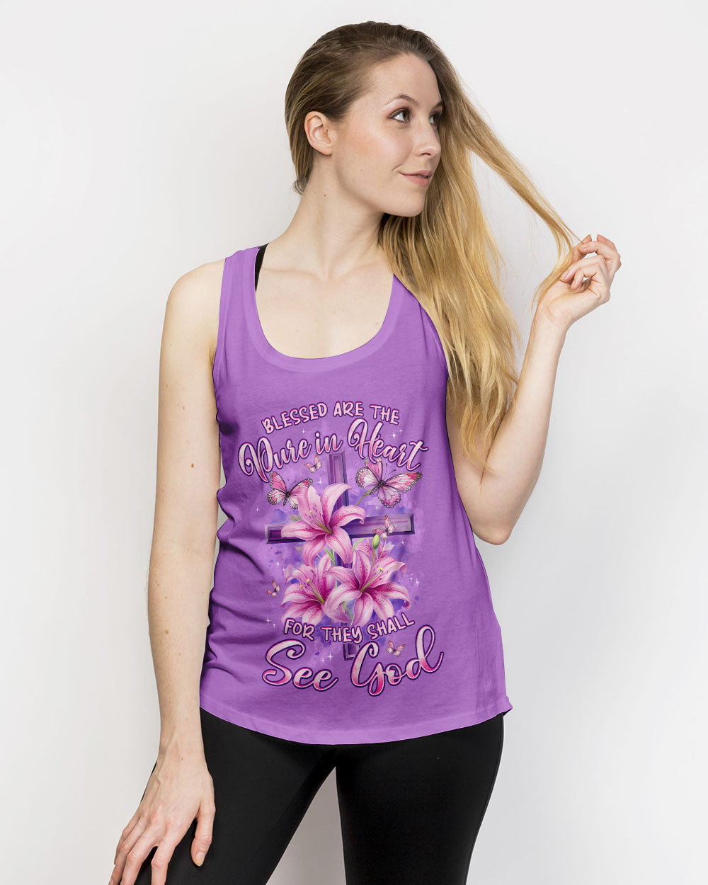 Blessed Are The Pure In Heart Women's All Over Print Shirt - Typq2703262