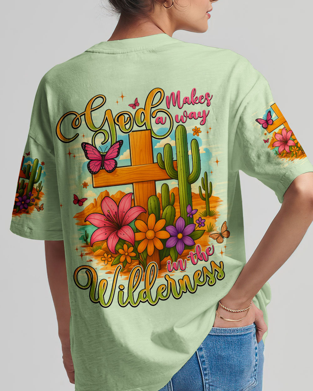 God Makes A Way In The Wilderness Women's All Over Print Shirt - Typq3007254