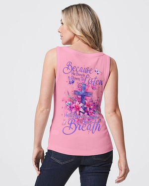 Pray As Long As I Have Breathe Women's All Over Print Shirt - Tyqy0103241