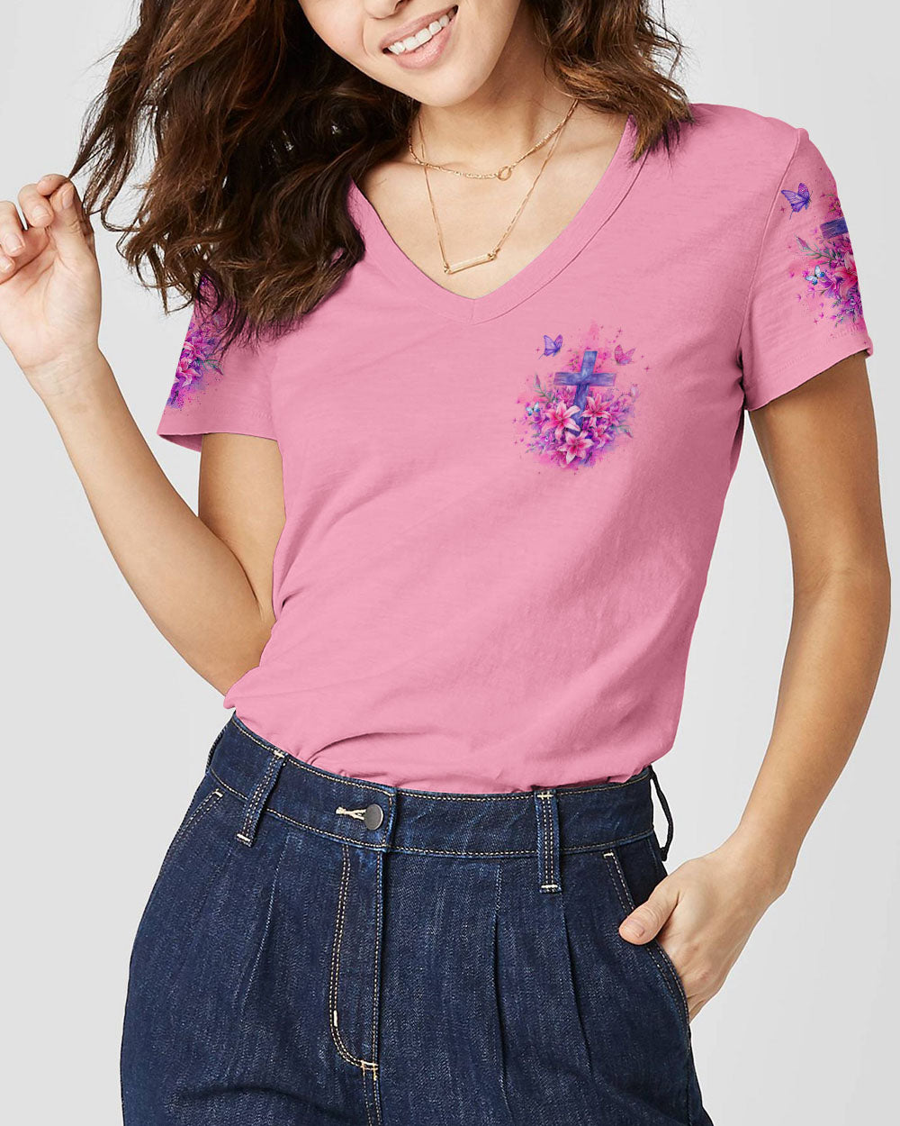 Pray As Long As I Have Breathe Women's All Over Print Shirt - Tyqy0103241