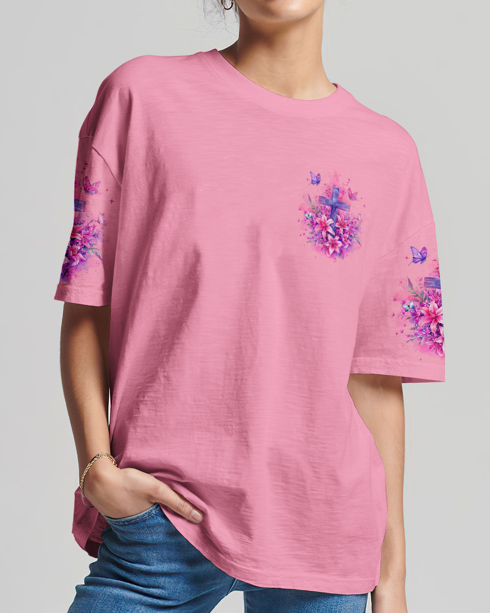 Pray As Long As I Have Breathe Women's All Over Print Shirt - Tyqy0103241