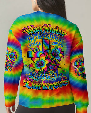 Way Maker Miracle Worker Cross Tie Dye Women's All Over Print - Tyqy0107251