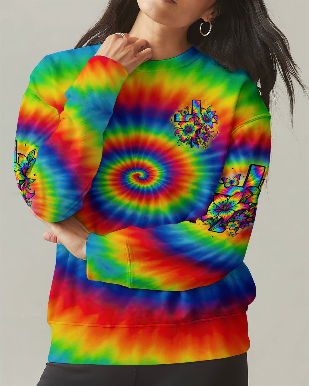 Way Maker Miracle Worker Cross Tie Dye Women's All Over Print - Tyqy0107251