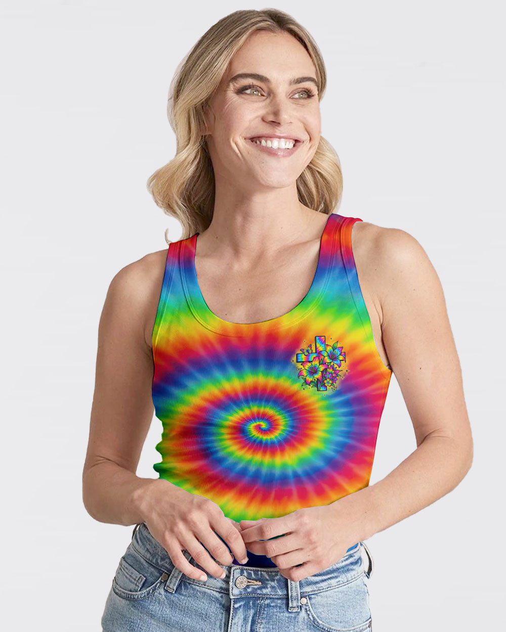 Way Maker Miracle Worker Cross Tie Dye Women's All Over Print - Tyqy0107251