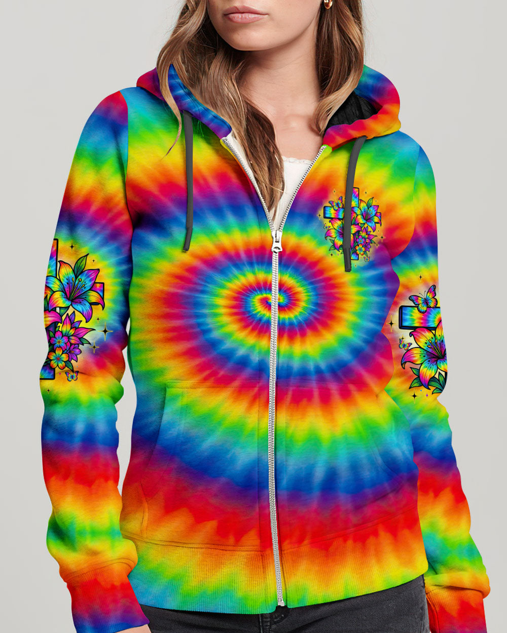 Way Maker Miracle Worker Cross Tie Dye Women's All Over Print - Tyqy0107251