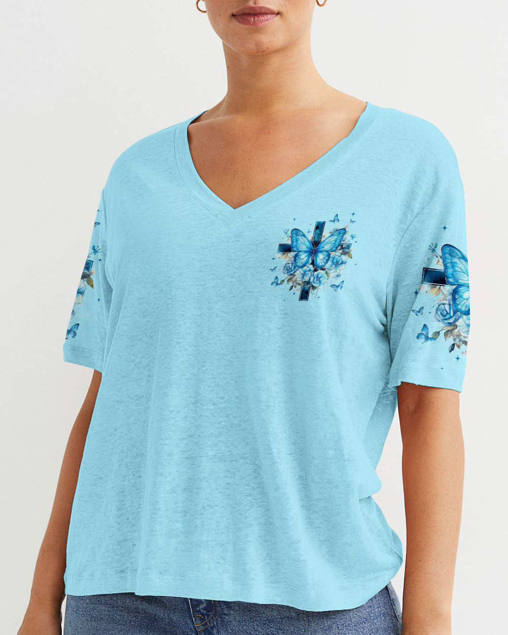 Pray About Everything Women's All Over Print Shirt - Tyqy0201251