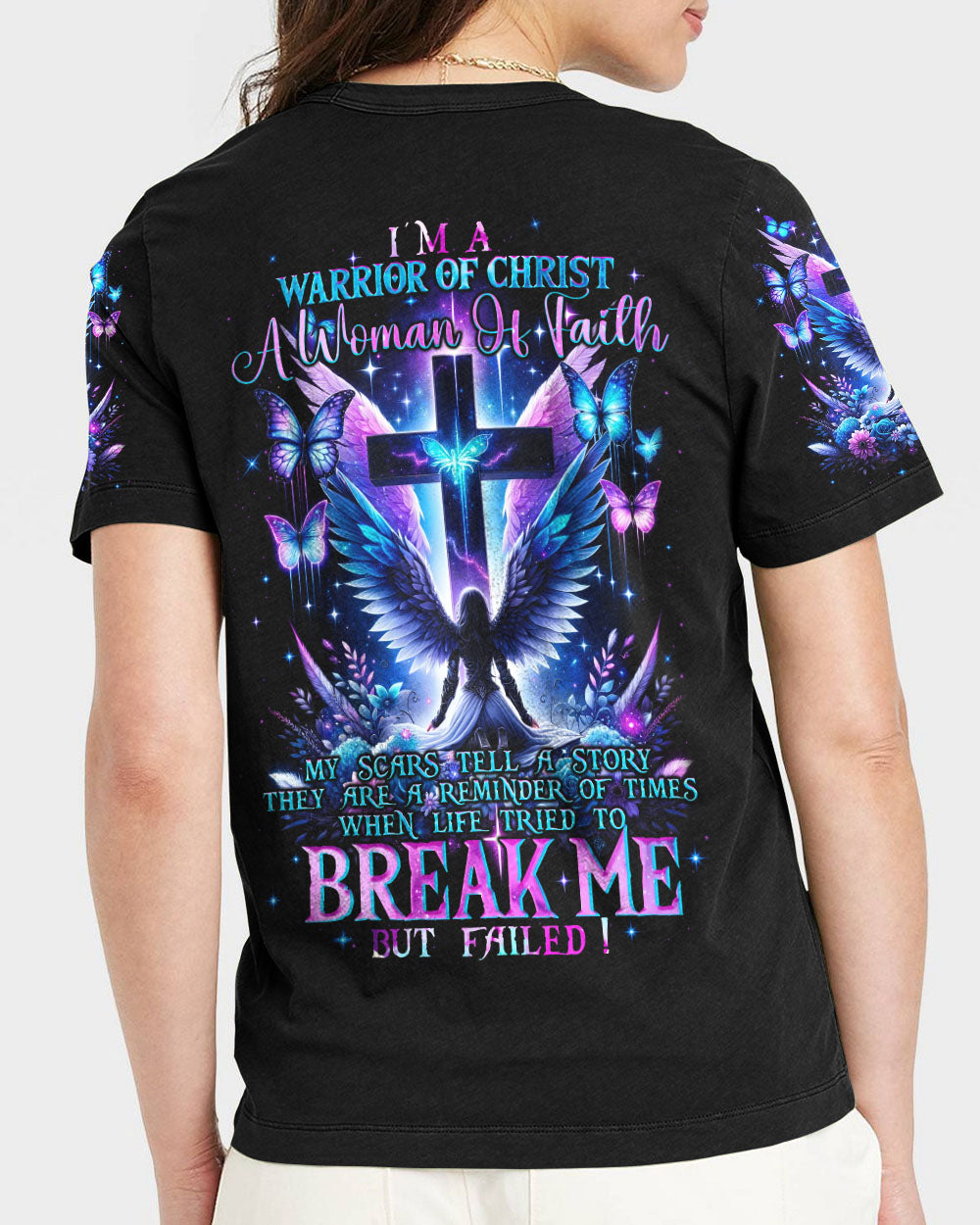 I'm A Warrior Of Christ Women's All Over Print Shirt - Tyqy0202242