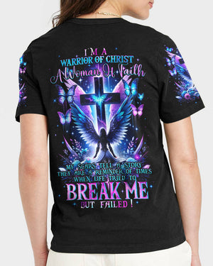 I'm A Warrior Of Christ Women's All Over Print Shirt - Tyqy0202242