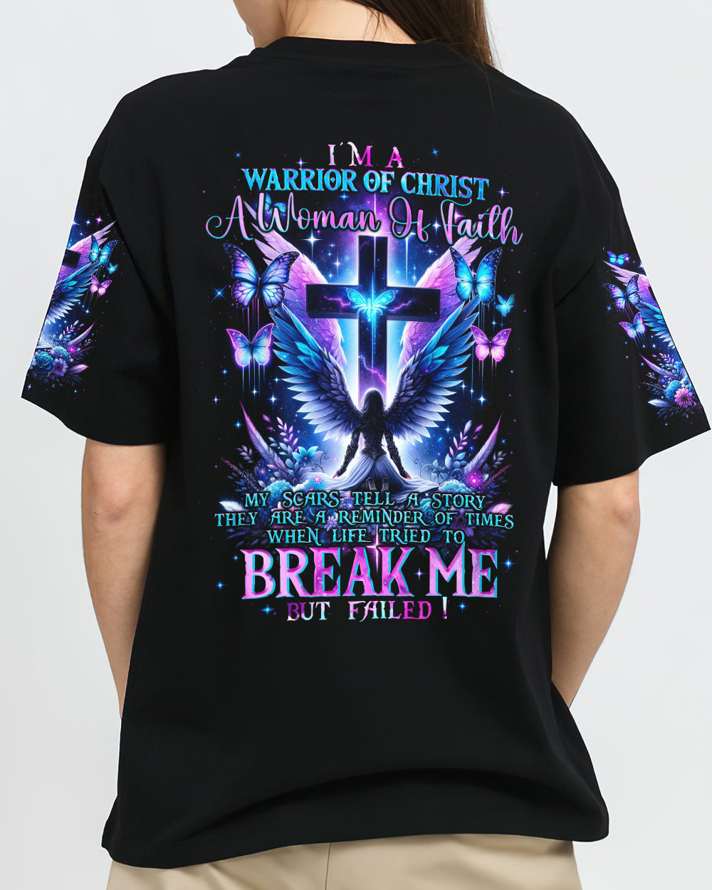 I'm A Warrior Of Christ Women's All Over Print Shirt - Tyqy0202242
