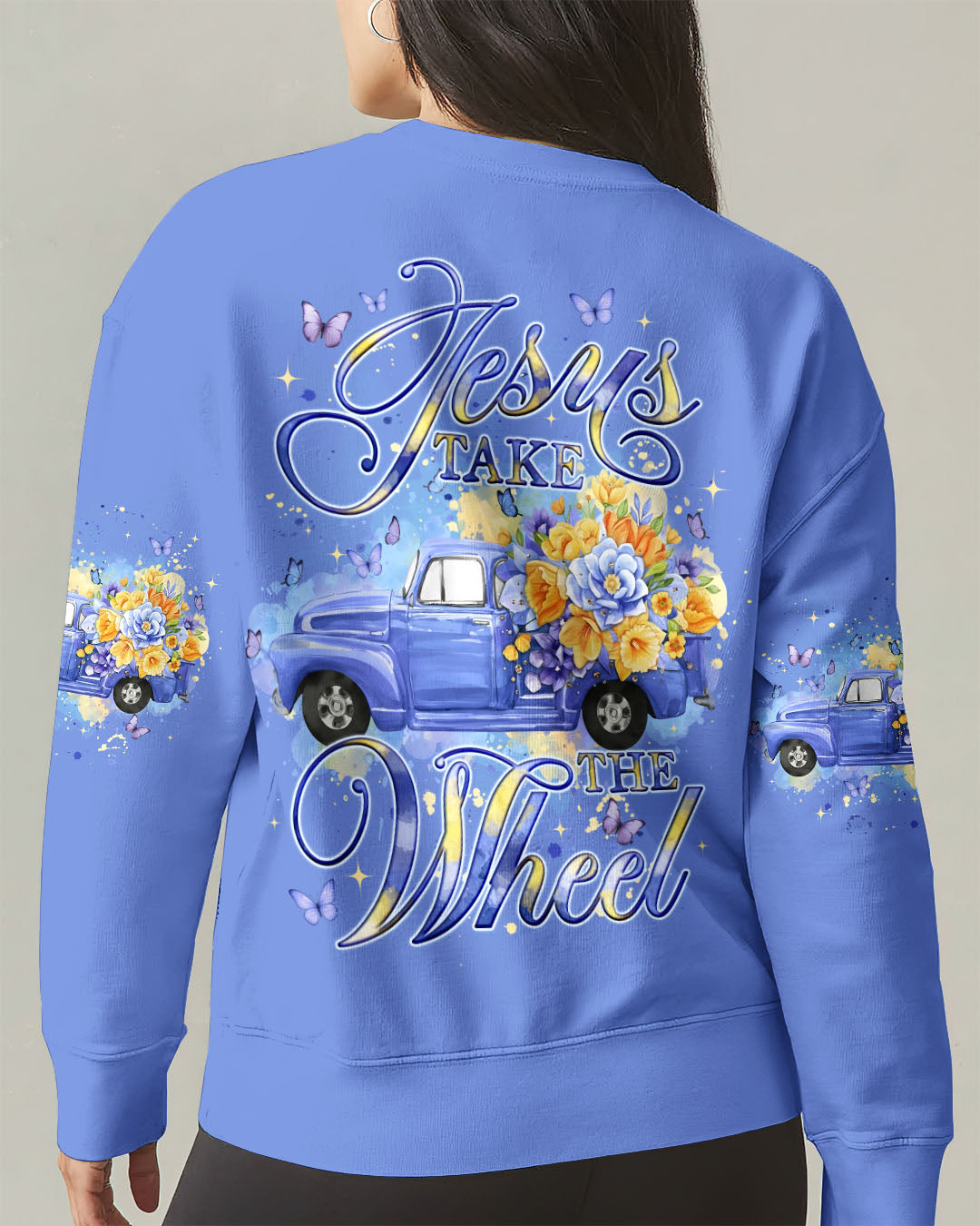 Jesus Take The Wheel Women's All Over Print Shirt - Tyqy0202261