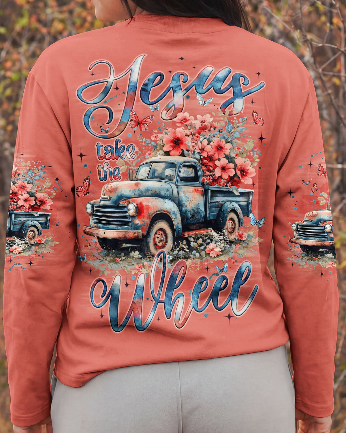 Jesus Take The Wheel Women's All Over Print Shirt - Tyqy0204262