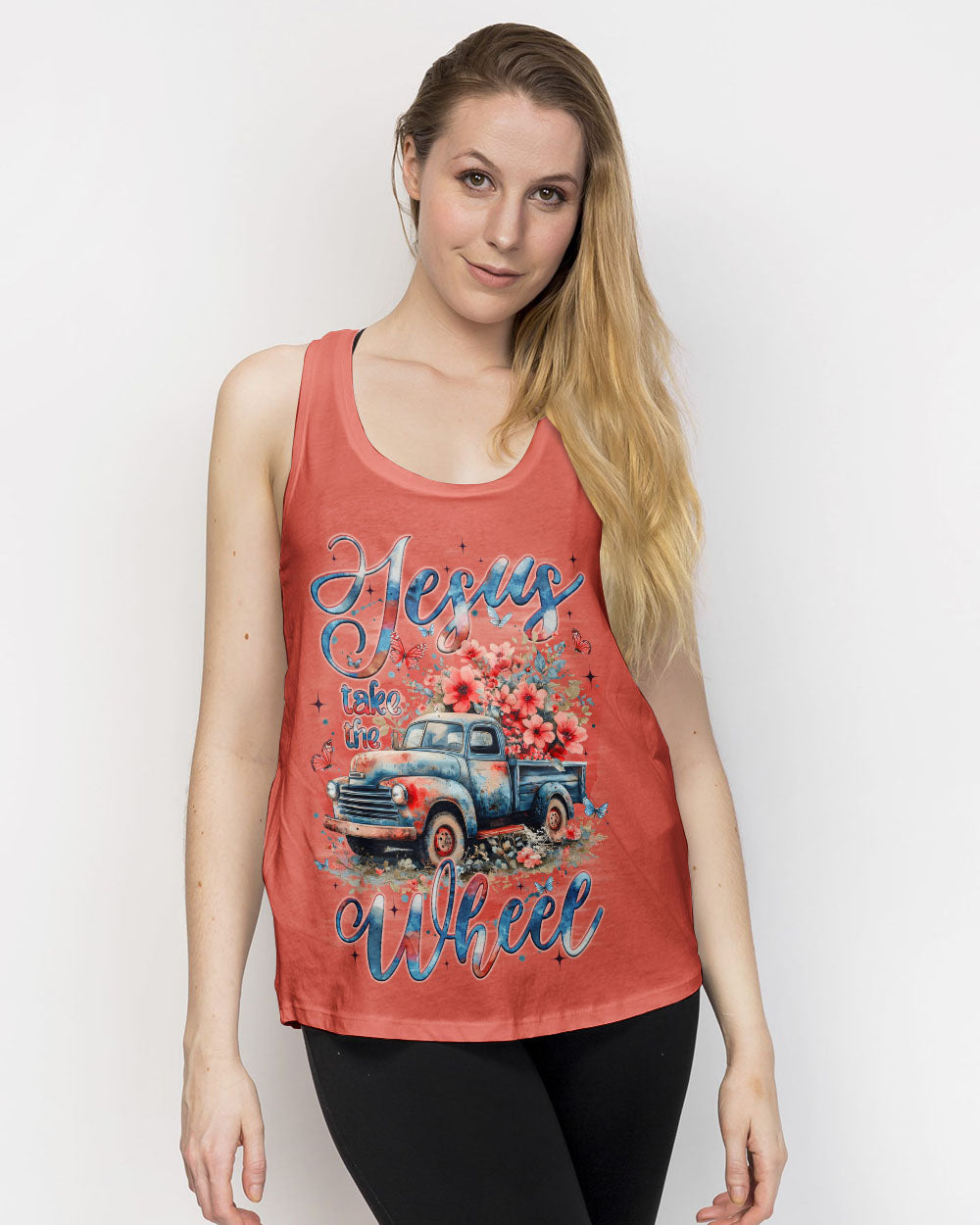 Jesus Take The Wheel Women's All Over Print Shirt - Tyqy0204262
