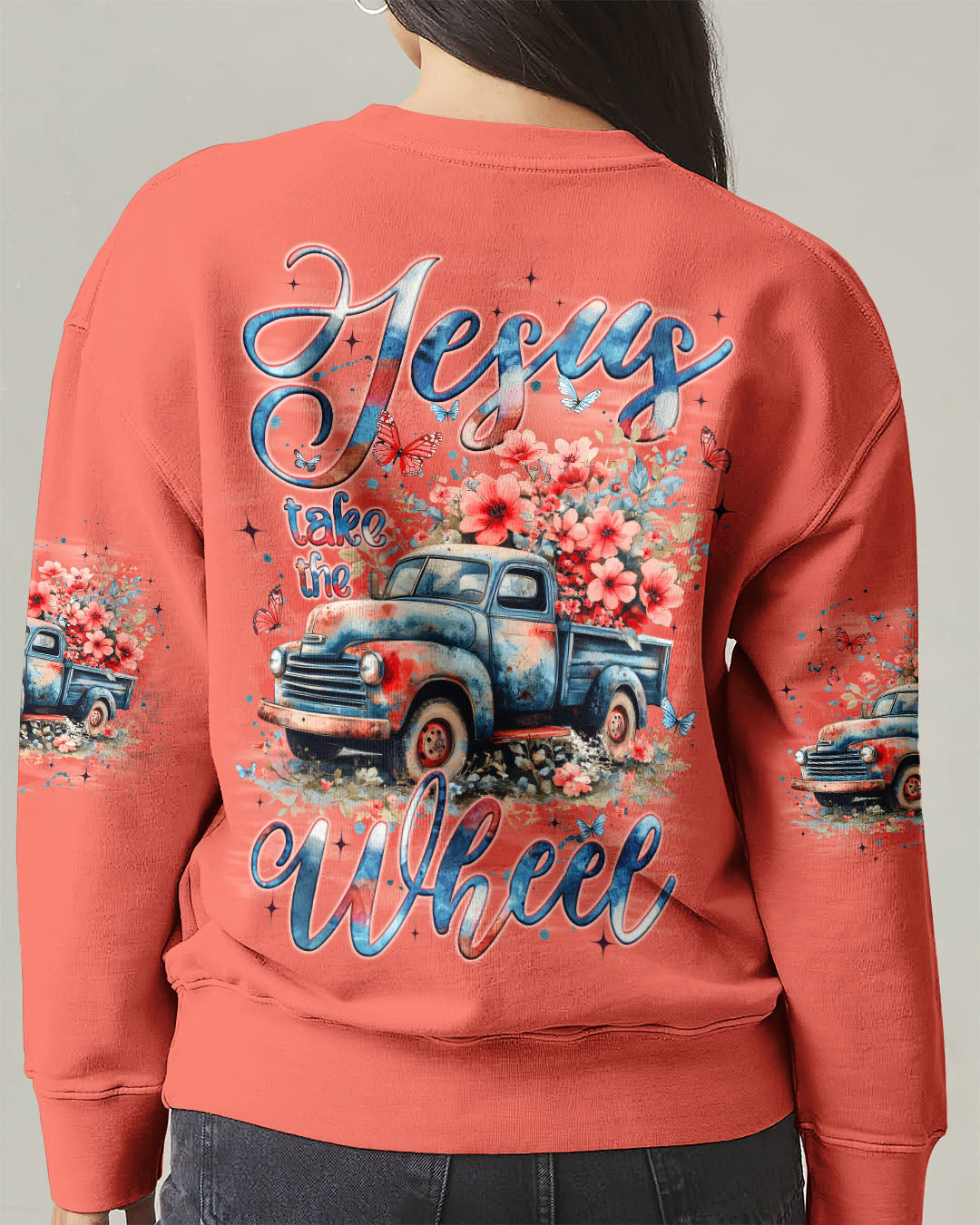Jesus Take The Wheel Women's All Over Print Shirt - Tyqy0204262