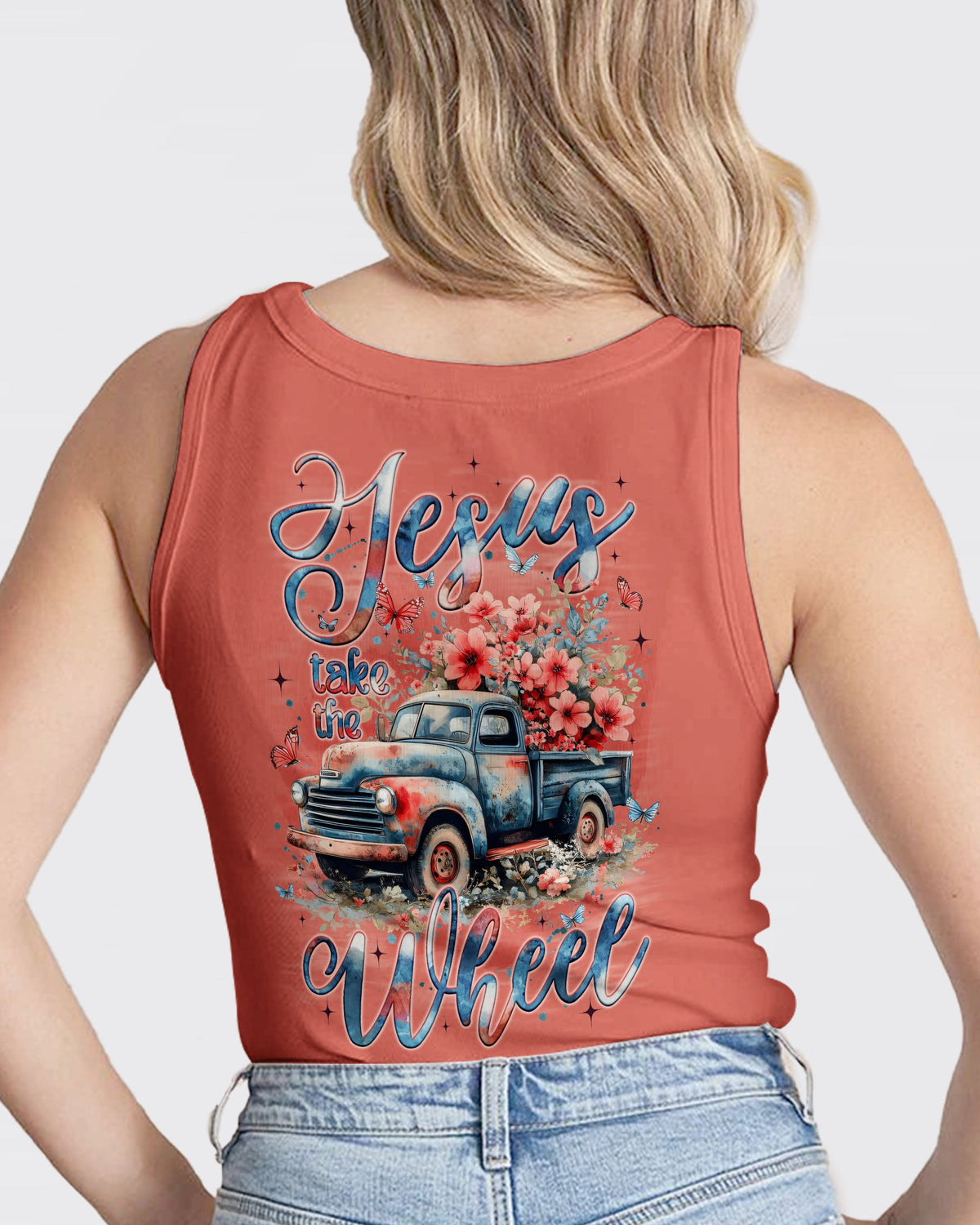 Jesus Take The Wheel Women's All Over Print Shirt - Tyqy0204262