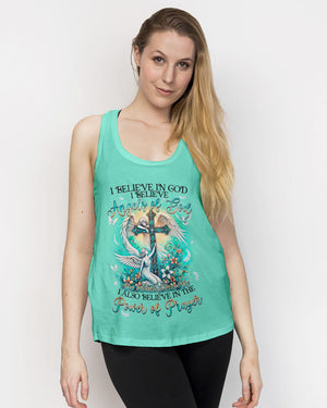 I Believe Angels Of God Women's All Over Print Shirt - Tyqy0208242