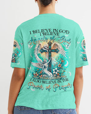 I Believe Angels Of God Women's All Over Print Shirt - Tyqy0208242