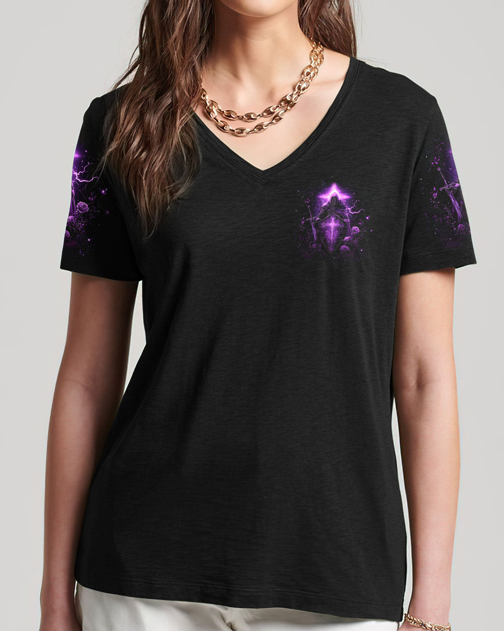 A Warrior Of Christ Women's All Over Print Shirt - Tyqy0212241
