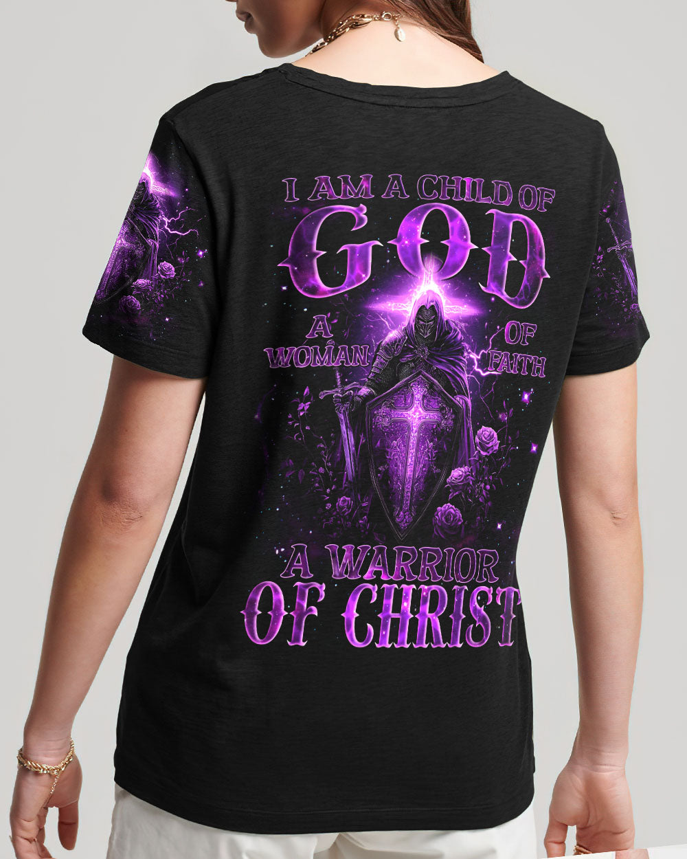 A Warrior Of Christ Women's All Over Print Shirt - Tyqy0212241