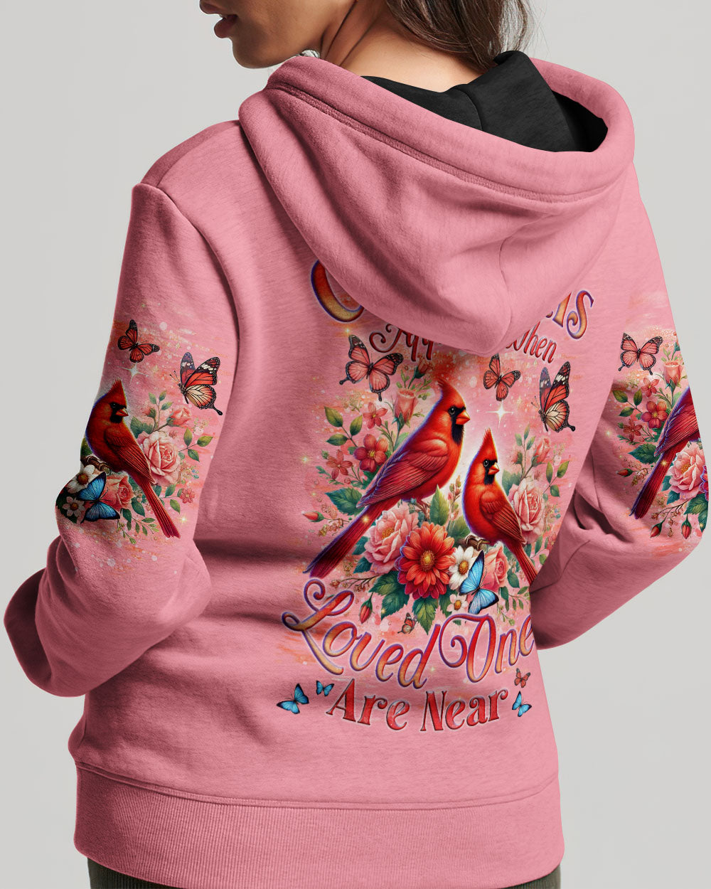 Cardinals Appear When Loved Ones Are Near Women's All Over Print Shirt - Tyqy0301251