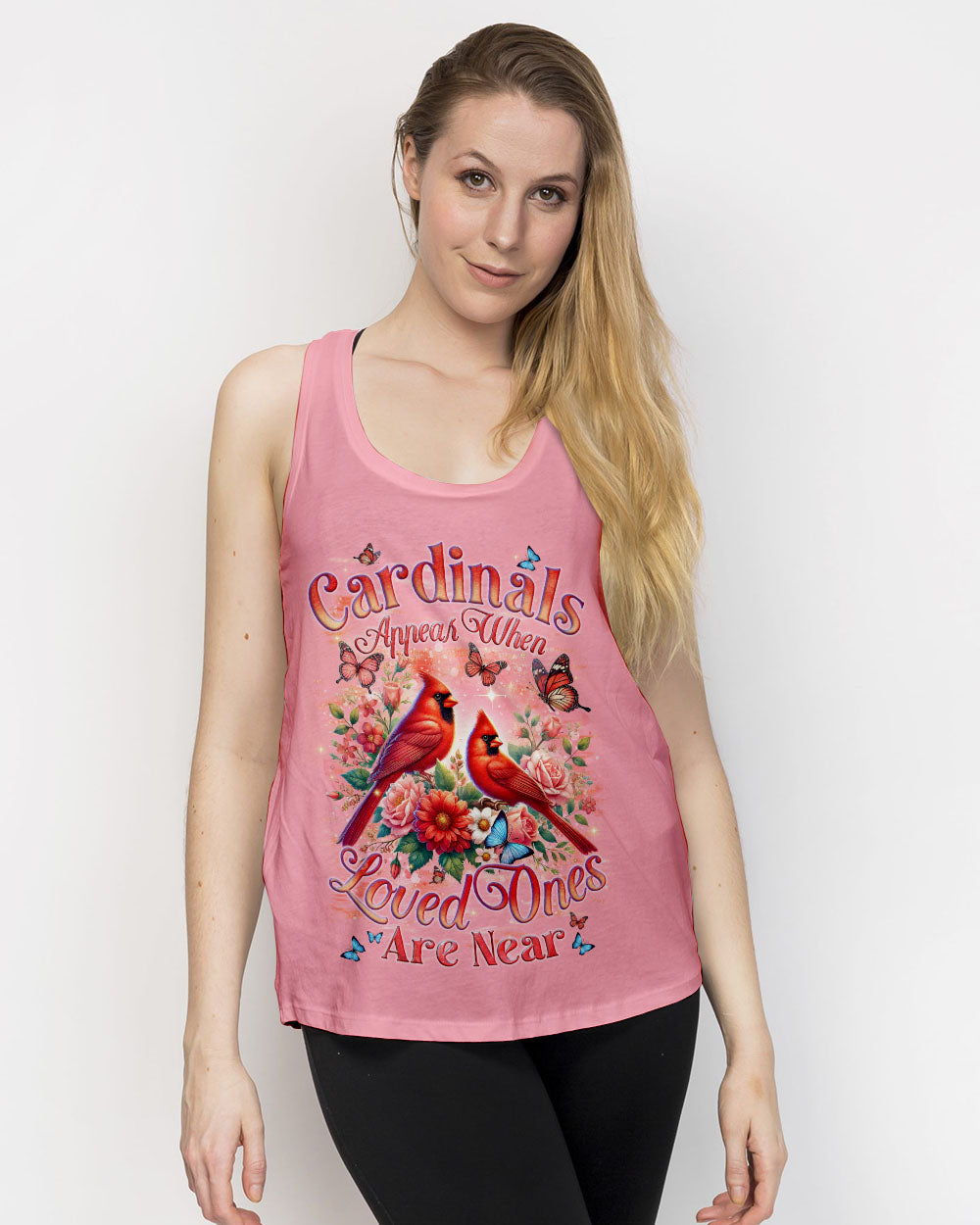 Cardinals Appear When Loved Ones Are Near Women's All Over Print Shirt - Tyqy0301251