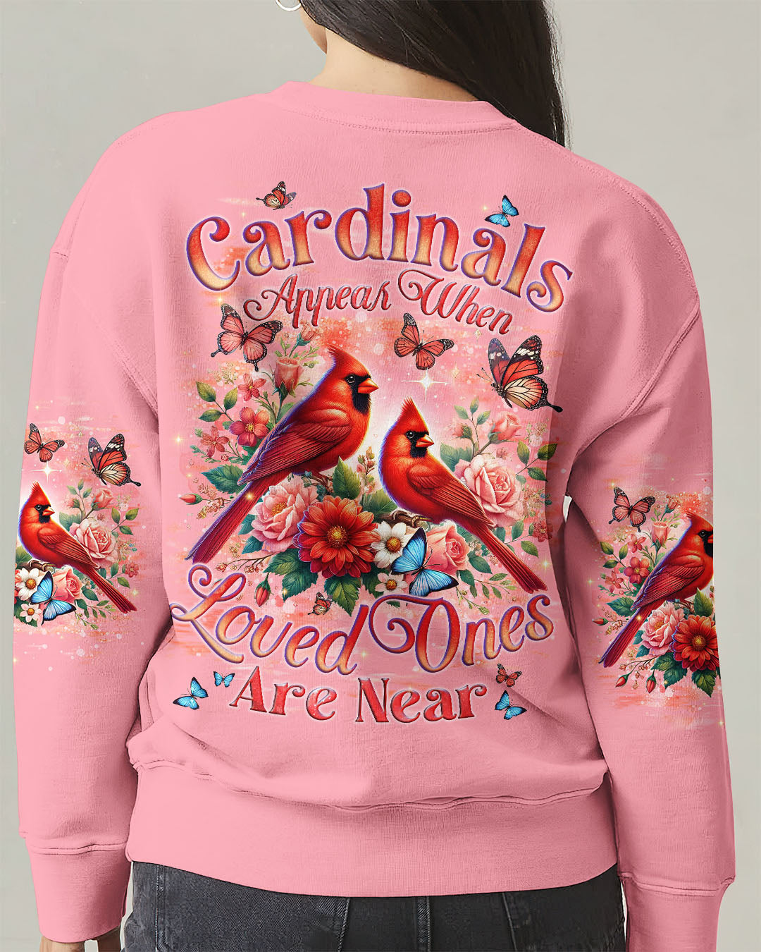 Cardinals Appear When Loved Ones Are Near Women's All Over Print Shirt - Tyqy0301251