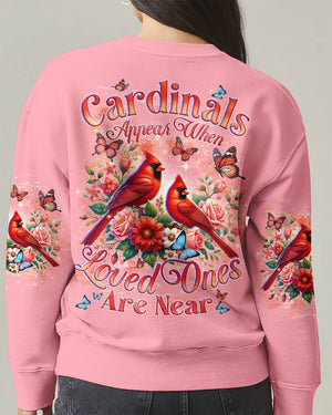 Cardinals Appear When Loved Ones Are Near Women's All Over Print Shirt - Tyqy0301251