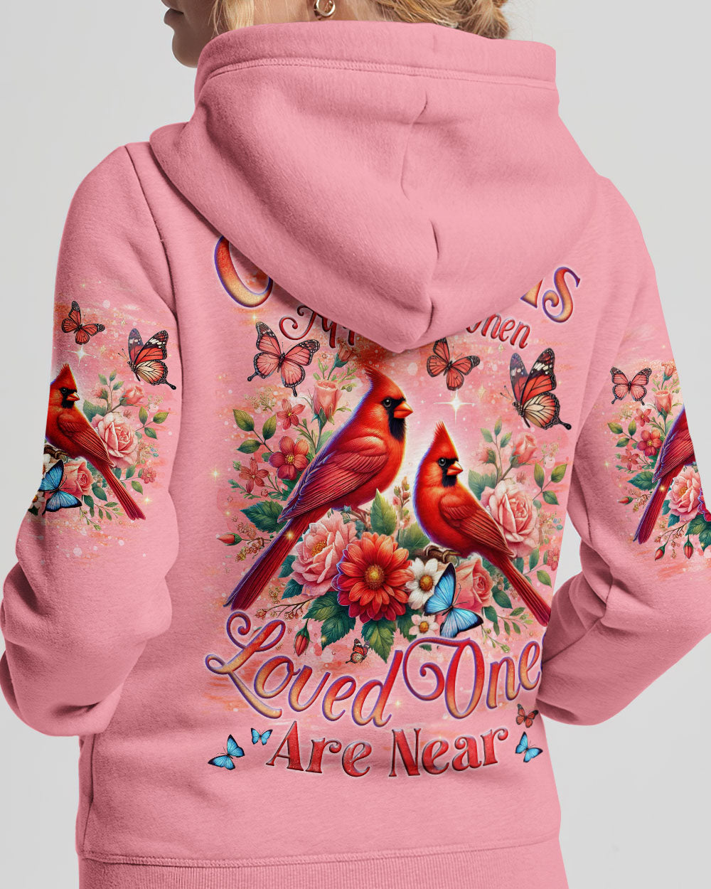 Cardinals Appear When Loved Ones Are Near Women's All Over Print Shirt - Tyqy0301251