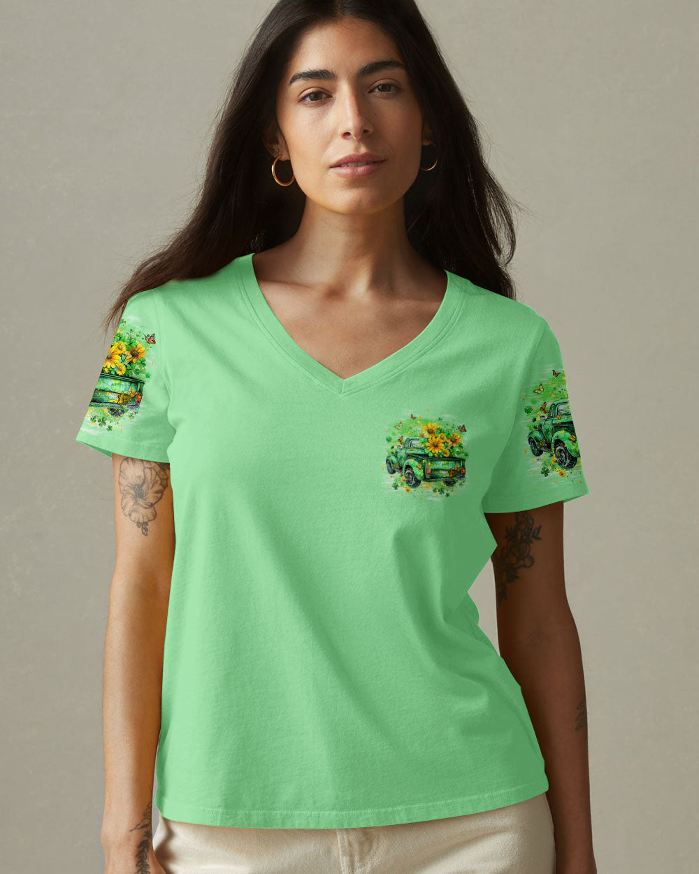 Jesus Take The Wheel Women's All Over Print Shirt - Tyqy0402252