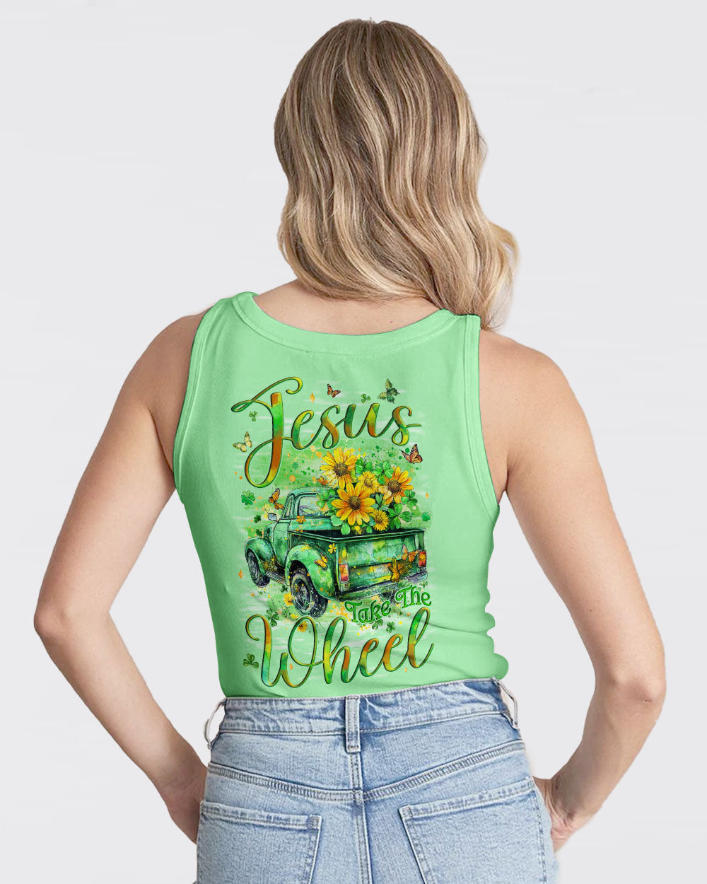 Jesus Take The Wheel Women's All Over Print Shirt - Tyqy0402252
