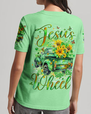 Jesus Take The Wheel Women's All Over Print Shirt - Tyqy0402252