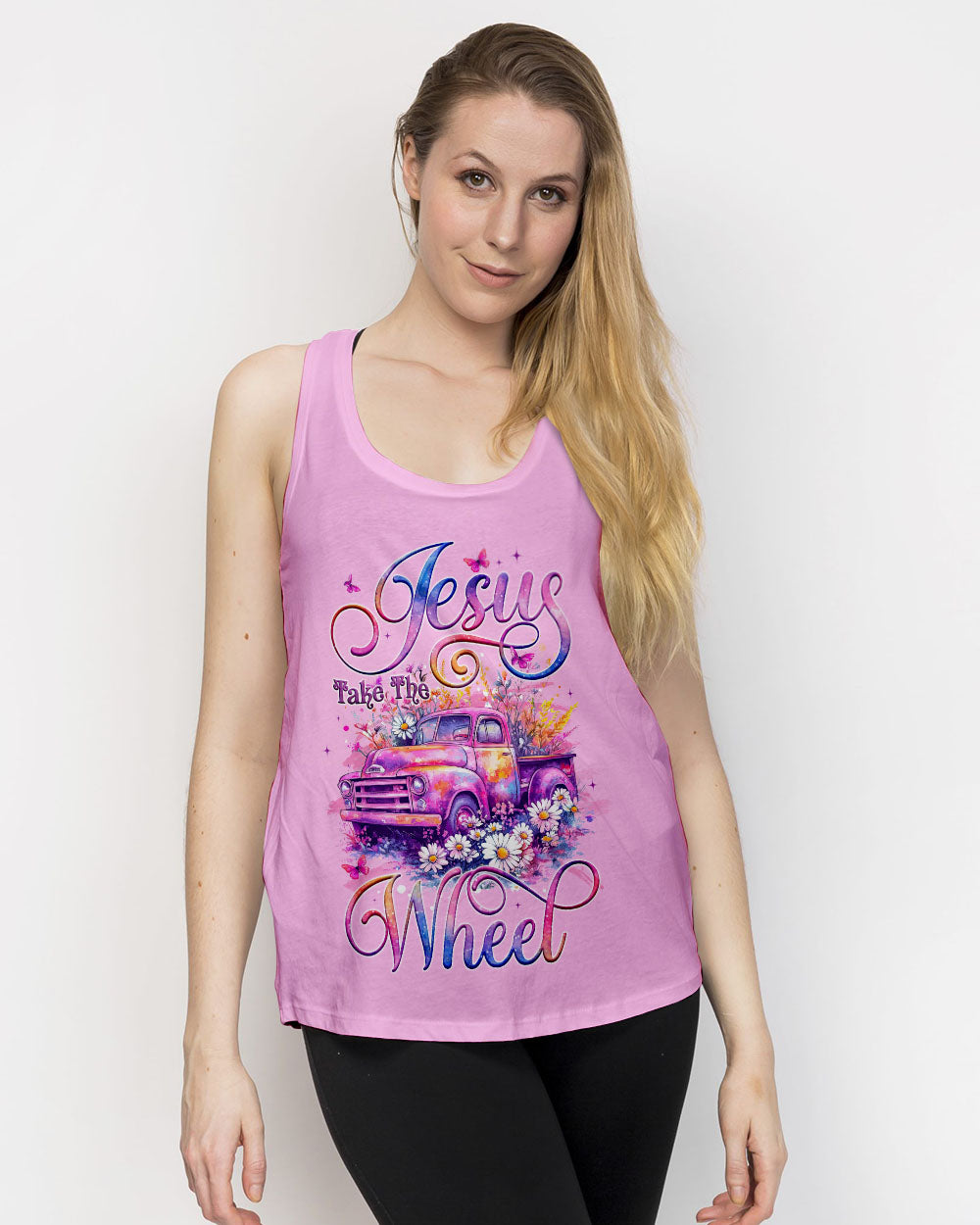 Jesus Take The Wheel Women's All Over Print Shirt - Tyqy0404253