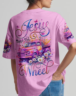 Jesus Take The Wheel Women's All Over Print Shirt - Tyqy0404253