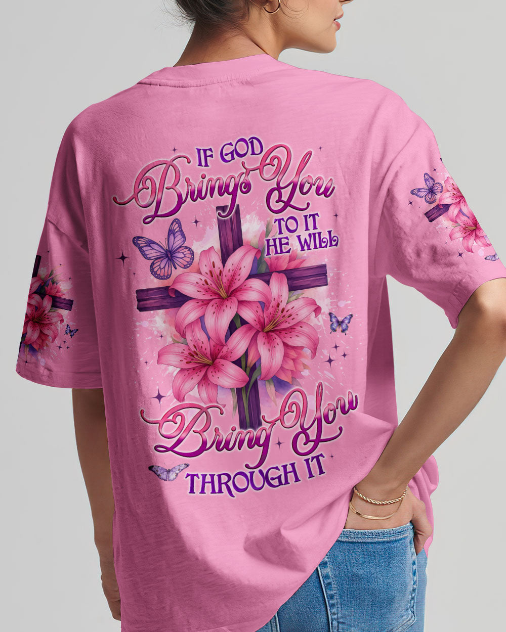 If God Brings You To It Women's All Over Print Shirt - Tyqy0406254